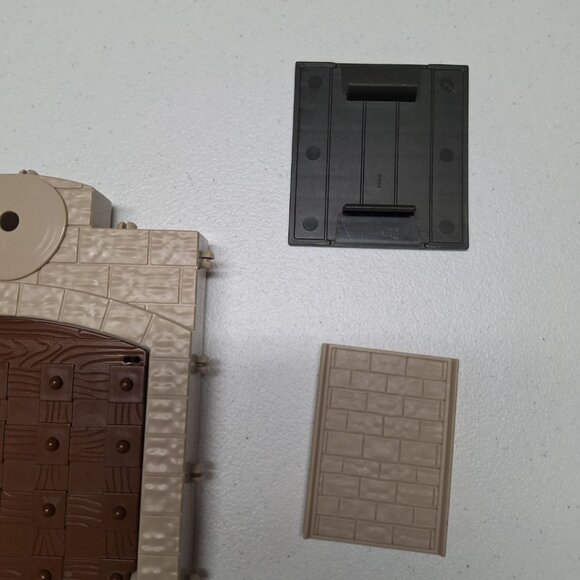 Fisher Price Trio Kings Castle Replacement Pieces Drawbridge Bases Kingdom Parts - Picture 9 of 9